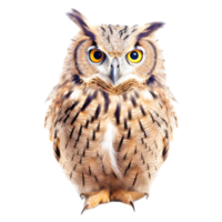 peu hibou oiseau ai génératif png