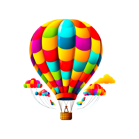 Couleur plein parachute ai génératif png