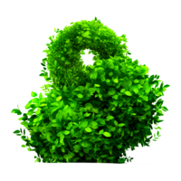 verde le foglie illustrazione ai generativo png