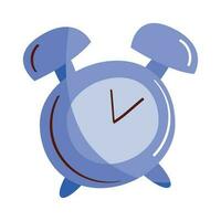 alarm clock time device icon vector