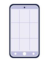 smartphone device technology isolated icon vector