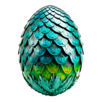 bleu dragon Oeuf ai généré png