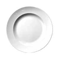 Empty white dish plate png