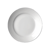 Empty white dish plate png