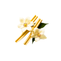 Realistic vanilla flowers png