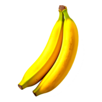 färsk banan frukt ai generativ png