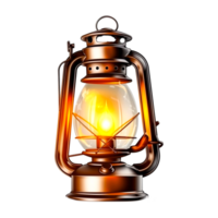 lumière lanterne pétrole lampe ai génératif png