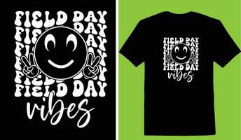 Field Day Vibes T-shirt vector