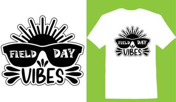 Field Day Vibes T-shirt vector