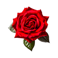 Red rose AI Generative png