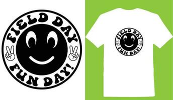 Field Day Fun Day T-shirt vector