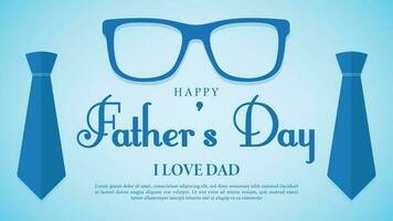 Happy fathers day calligraphy greeting card. Fathers Day vector lettering background