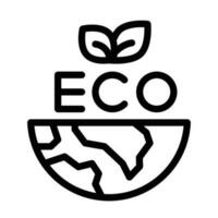 eco icon , save world , earth eco vector