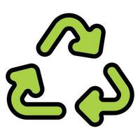 reciclar icono , salvar mundo , tierra eco vector