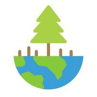 leaf tree icon , save world , earth eco vector