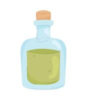 aceituna petróleo transparente botella icono vector