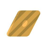 golden tablet device tech icon vector