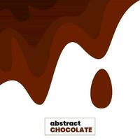 chocolates melted. choco melted. Chocolate wavy. flowing chocolate drop. vector