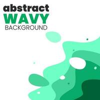 Minimalist wavy design template for banner, flyer, brochure. wavy banner template. Vector liquid shape. wavy vector design.