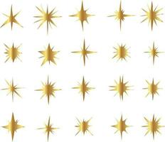 oro espumoso estrella icono vector