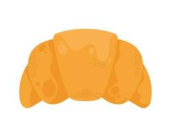 delicious croissant pastry product icon vector