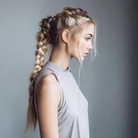 photo of French Braid Ponytail