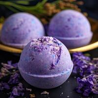 photo of Relaxing lavender bath bombs