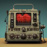 photo of EKG machine