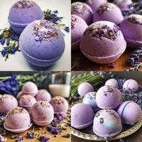 photo of Relaxing lavender bath bombs