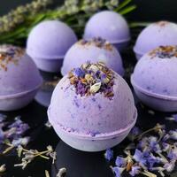 photo of Relaxing lavender bath bombs