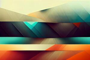 abstract flat colorful geometric background, neural network generated art photo