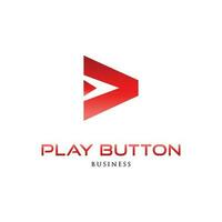 Play Button Icon Logo Design Template vector