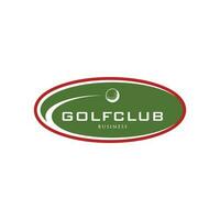 golf club icono logo diseño modelo vector