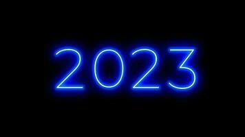 2023 Blinking with blue color 2 with red color changes to be 3 in blue color video