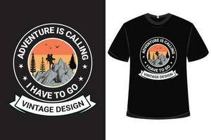 Vintage Badge t-shirt Design vector