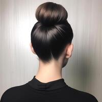 photo of Slicked back bun