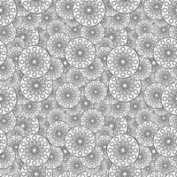 Seamless Abstract vector background. Composition Circle, polygon and square geometric shape. Circle, polygon and square