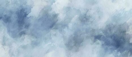 Hand painted blue sky watercolor abstract colorful background , generate ai photo