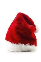 Papa Noel sombrero aislado en blanco fondo, generar ai foto