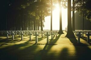 nacional cementerio, generar ai foto