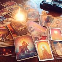 photo of Pulling oracle cards for guidance