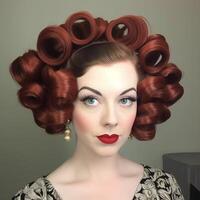 photo of Vintage pin curls