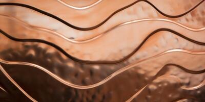 Close up of copper photo