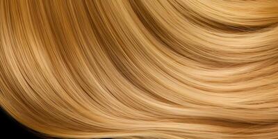 Beautiful healthy shiny hair texture photo