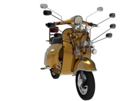 Scooter isolated 3d rendering png