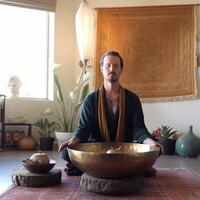 photo of Using a singing bowl for healing