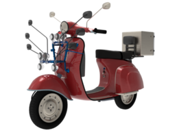 Scooter isolated 3d rendering png