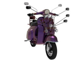 Scooter isolated 3d rendering png