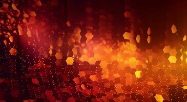 Abstract bright in the style of dark gold and yellow. Computer generated abstract holiday background. 3D illustration photo