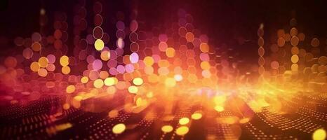 Abstract bright in the style of dark gold and yellow. Computer generated abstract holiday background. 3D illustration photo